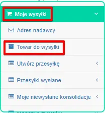 Załatwianie paczek Konsolidacji Direct