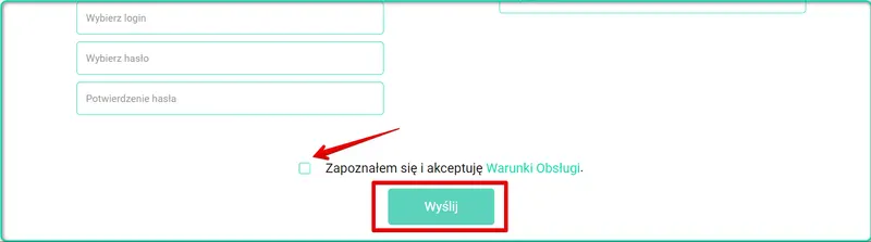West Parcel Poland Rejestracja na stronie