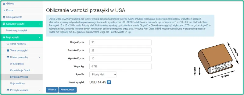 Jak samodzielnie utworzyć etykietę zwrotną?